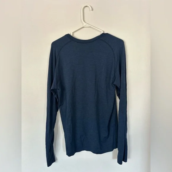 Lululemon Metal Vent Tech Long Sleeve 2.0 Mineral Blue / True Navy Medium - Picture 5 of 6